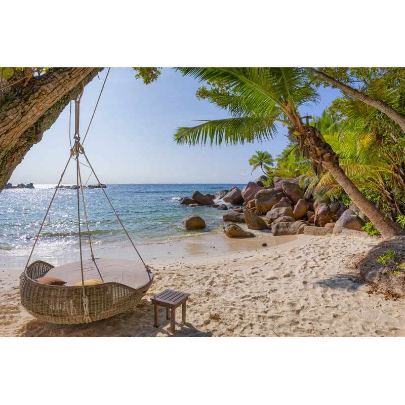 Relax on Tropical Beach by Cinoby, 24" H x 36" W