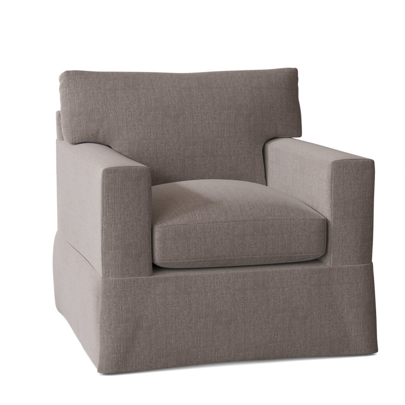 Fauteuil à housse large 37 po McCall, Gravel Macarena