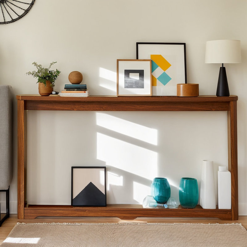 Table de rangement 70 po, Noyer