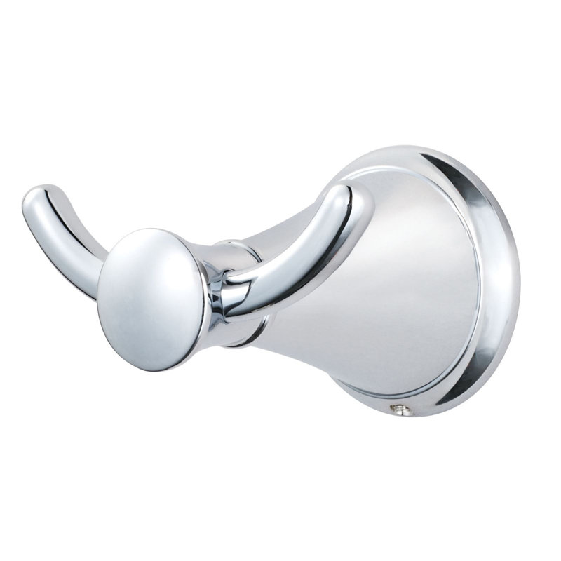 Saxton Wall Mounted Robe Hook, Polished Chrome