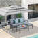 Mikeala 3 - Person Patio Conversation Sets with Cushions