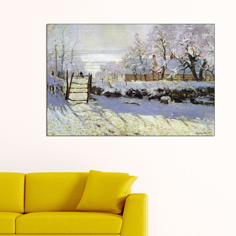 Claude Monet - Wrapped Canvas Painting, 90cm H x 135cm W x 1.8cm D