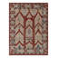 Rug & Kilim’S Konya Style Rug In Taupe And Red With Geometric Patterns