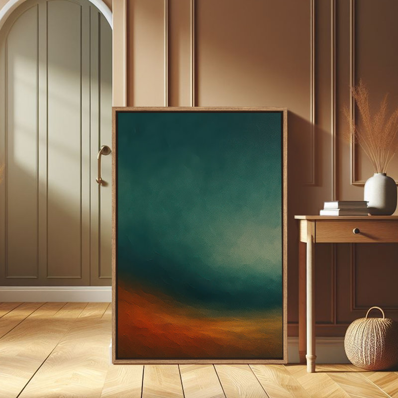 Art mural rétro encadré Fine Art Antique Classic pour chambre à coucher - 24 po x 36 po, Naturel, H 36 po x l 24 po