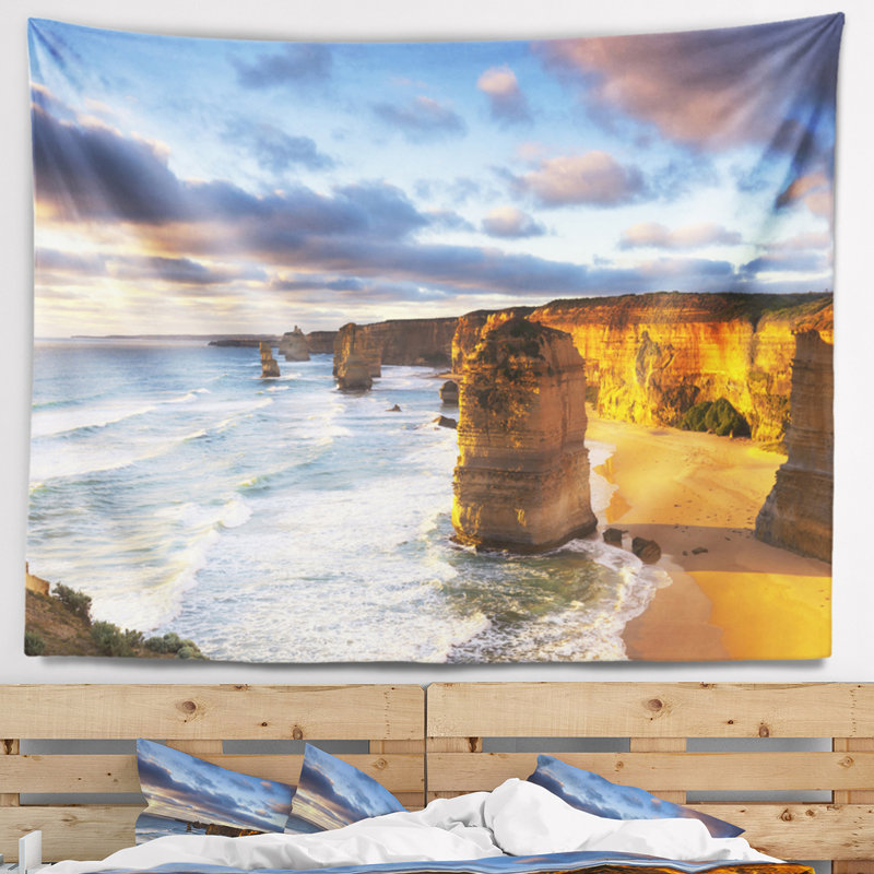 Twelve apostles australia tapisserie Seascape, H 32 po x l 39 po