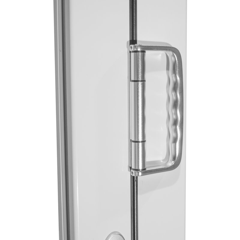 White Aluminum 144" x 80" 5-Panel Folding Door