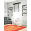 Tapis décoratif en laine de conception unique noué à la main New Age 18/20 Pak Finest rouge/or 4 pi 5 po x 6 pi 4 po Bronne
