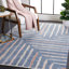 Tapis lavable bleu / ivoire Setebos-462871132