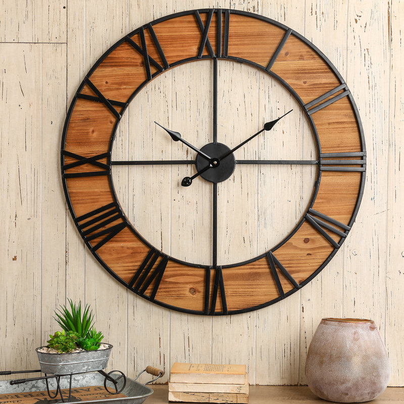Très grande horloge murale 29,92 po Jefferson Creek