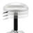 Adjustable Height Stainless Steel Swivel Stool