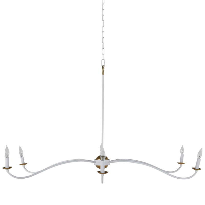 Lustre Irvine - blanc, Plâtre blanc / or rétro