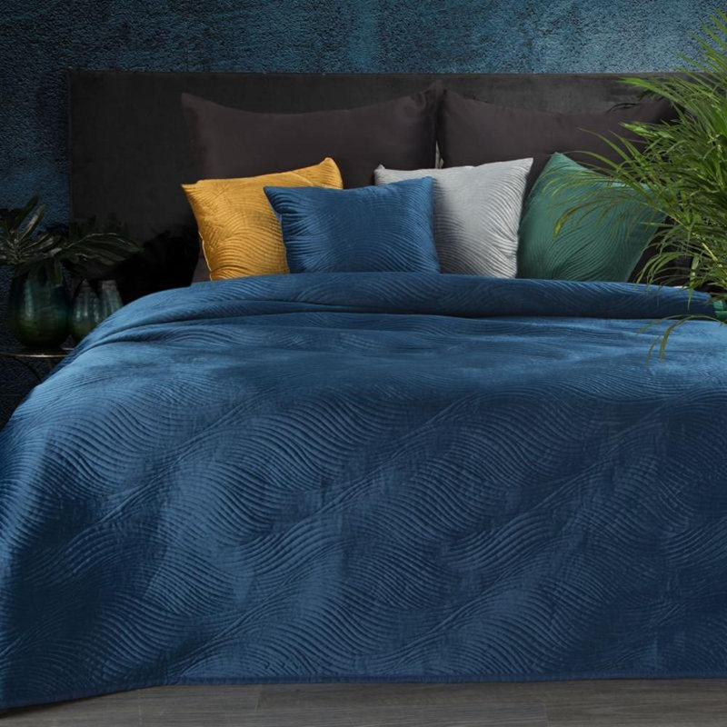 Yonker Microfiber Pillow Case, Navy Blue