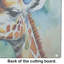 Giraffe Glass Cutting Board Large