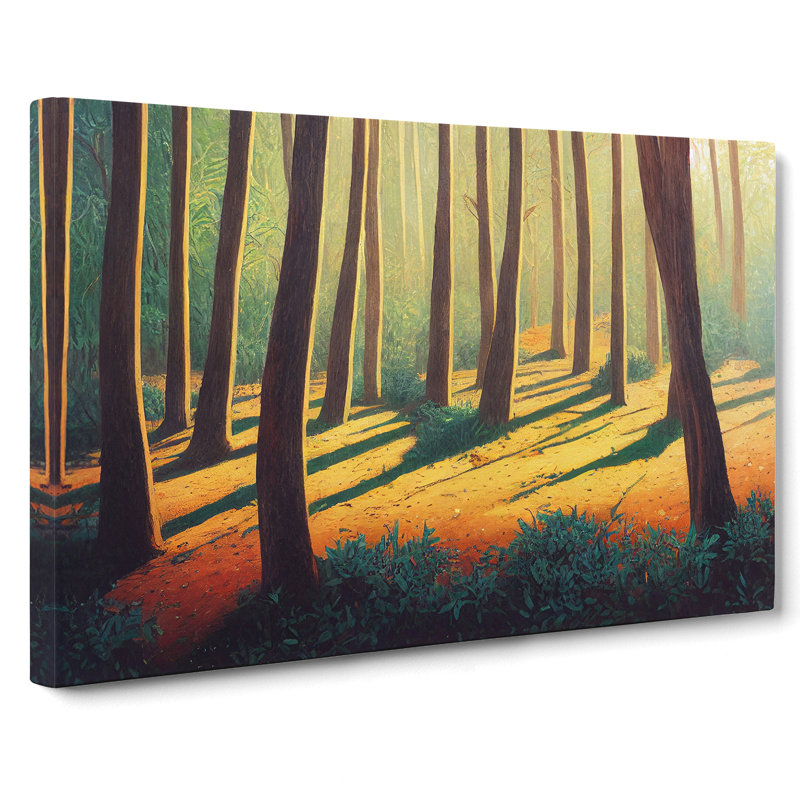 Incredible Summer Forest - Wrapped Canvas, 50cm H x 76cm W x 3cm D