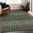 Premium Machine Washable Prisco Brown Rug-162422673