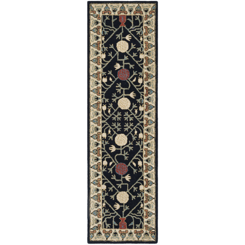 Wahcheechee Hand Tufted Wool Oriental Rug, Runner 2'3" x 8'