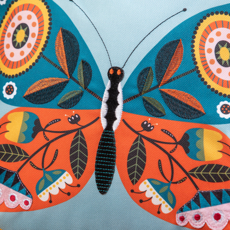 Housse de coussin d'extérieur Fall Butterfly