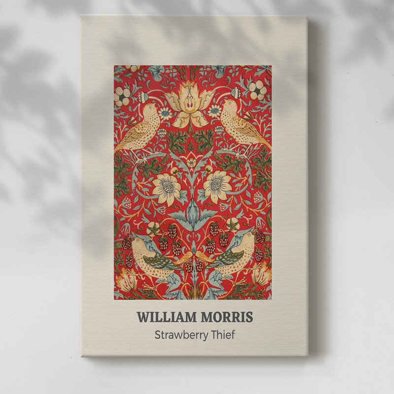 William Morris Gallery Wrapped Canvas XCIV, 48" H x 32" W