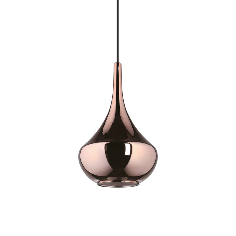 Almoster Unique Modern Tear-Shaped Glass Pendant