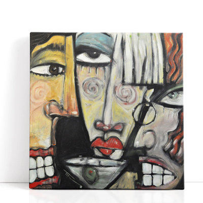 Trouble At Martini Bar - Canvas Print Wall Art