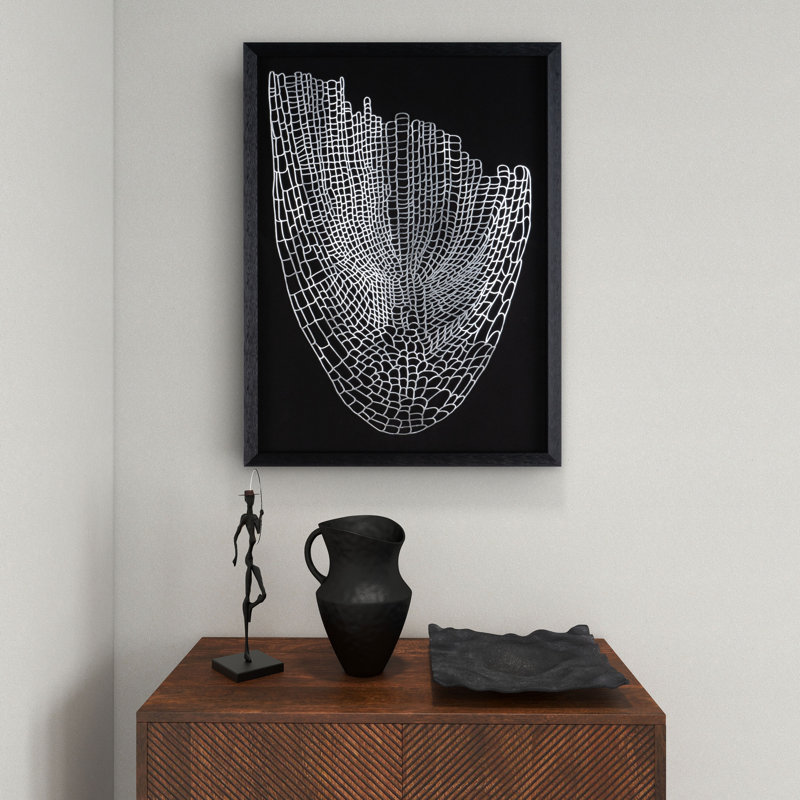 Amaya Aluminum Decorative Tray, 2" H x 12" W x 12" D, Black