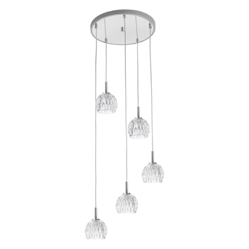 5 - Light Chrome Cluster Pendant