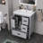 Modern 24" Freestanding Bathroom Vanity With Ceramic Sink-45869415