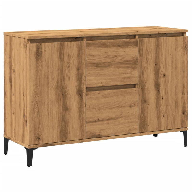 Wall Shelf 102x30x29 cm Engineered Wood, Artisan Oak