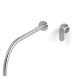 Acquaco Linki Linea Wall Mount Two-Hole Single Handle Bathroom Lavatory Faucet