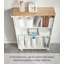 Tower Yamazaki Home Rolling Slim Bathroom Utility Cart, Storage Shelf Narrow Organizer Rack-46492065