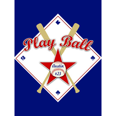 " Play Ball Baseball Diamond "