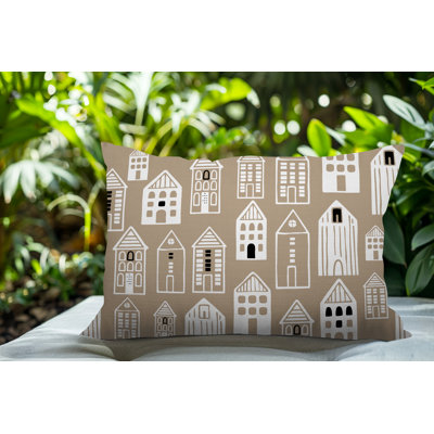 Oreiller rectangulaire réversible intérieur / extérieur Kito