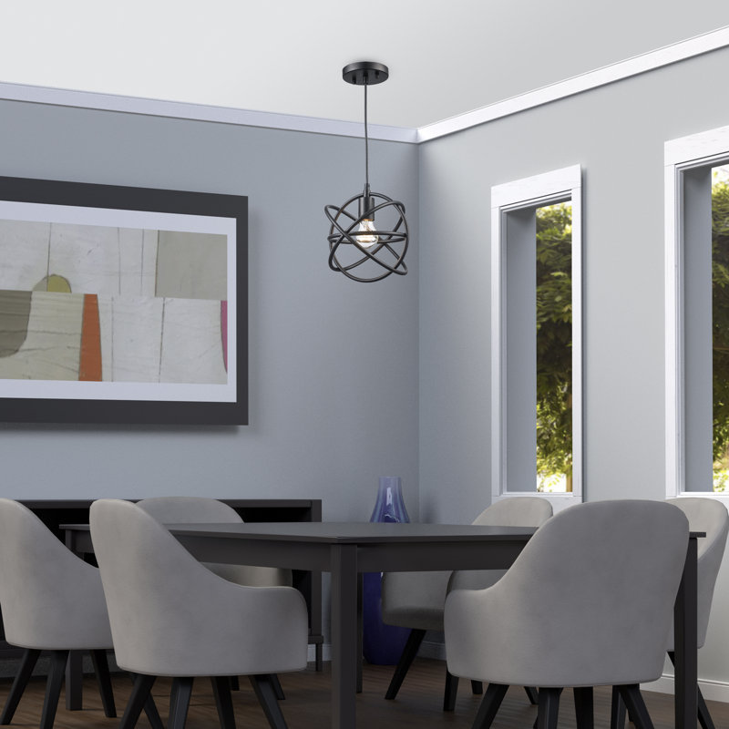 Luminaire suspendu global à 1 lumière