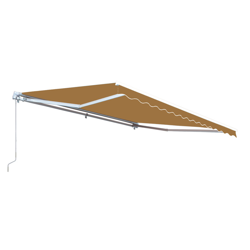Tissu de remplacement pour auvent rétractable ALEKO, Sable du désert, l 10 pi x P 8 pi