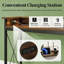 Couch Table With Electrical Outlet,Console Table,Bedside Table