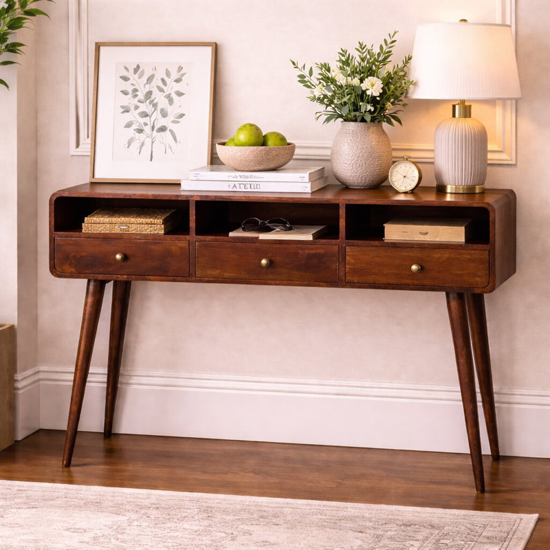 Console à trois tiroirs