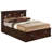 Full Storage Bed , Cappuccino