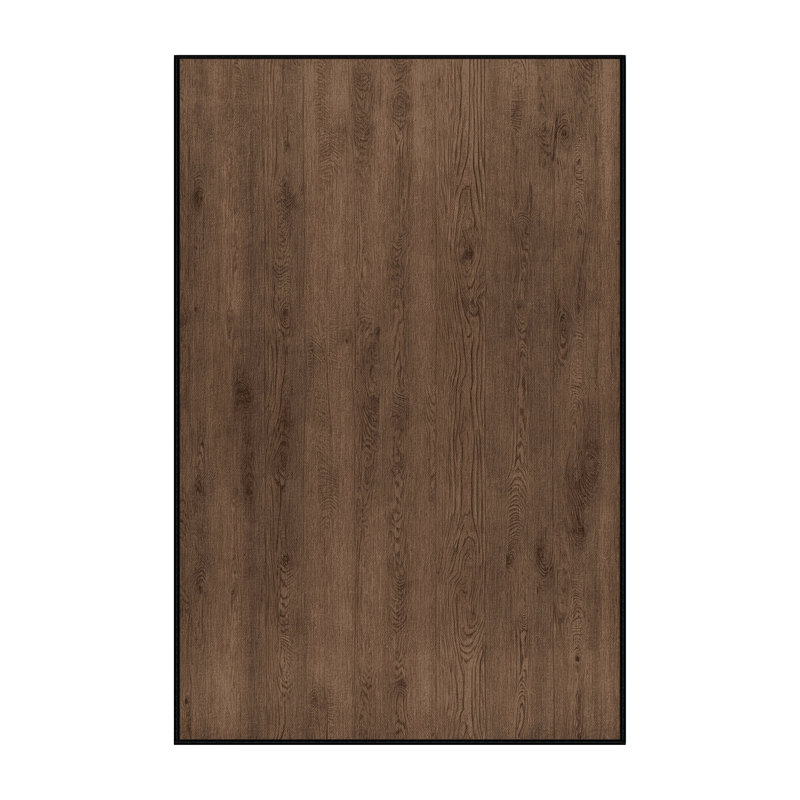 Machine Washable Solid Brown Area Rug, Rectangle 7' x 10'