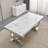 Modern Dining Set – 70" Table With Stainless Steel Base & Velvet Chairs-516593815-516593822-516593819
