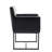 Thirlby 20'' H Faux Leather Upholstered Metal Armchair-1329039236