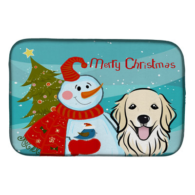 Tapis de séchage bonhomme de neige avec extracteur