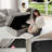 158" Down Filled Modular Sectional Sofa With Storage Ottomans, Grey-1580354828