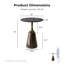 with Iron Base Dining Table-1580769448