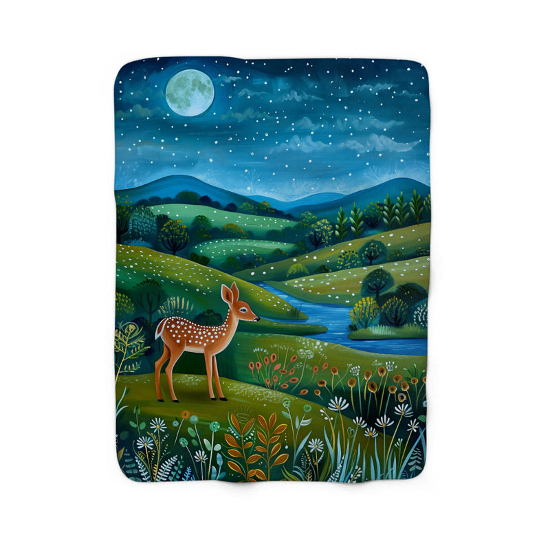 Throw Blanket, 80" L x 60" W