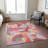 Machine Washable Indoor/Outdoor Xhevrie Paprika Rug-1304959877