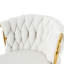 Chaise de bar en lin de conception moderne avec pieds hauts et tabouret, convient au café-bar, ensemble de 2-428129682