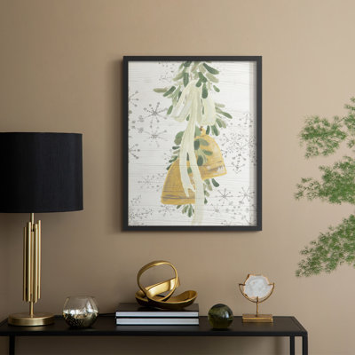 Weathered Aspen Wreath Collection B Framed Print - Solid Wood