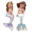 Ensemble de 2 figurines jumelles Siren Of The Sea Mermaid