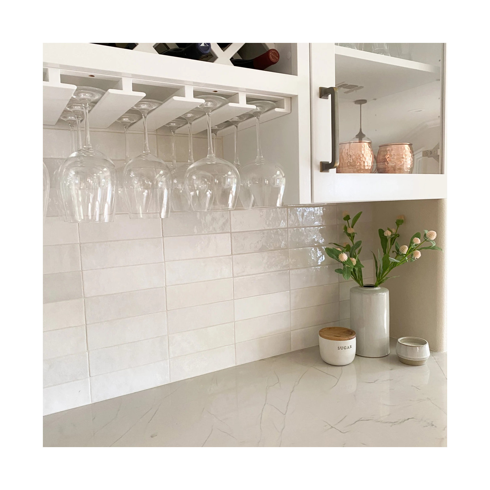 Cloe 2.5" x 8" Ceramic Tile, White