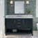 Abby 55'' Single Bathroom Vanity with Carrara Marble Top